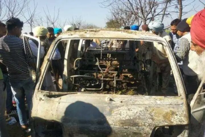 Punjab: Four Children Burnt Alive As School Van Catches Fire