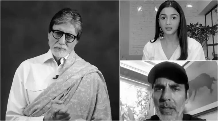 Amitabh Bachchan, Alia Bhatt, Akshay Kumar (Photo Credits: Twitter)

