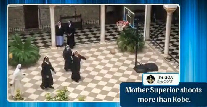 Viral video - Nuns in Spain show off basketball skills during lockdown

